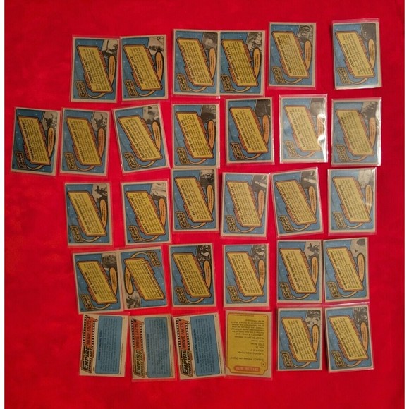 1980 Topps Empire Strikes Back 30 Card Red Lot W/ STAR FILE & Space Paintings - Picture 7 of 11
